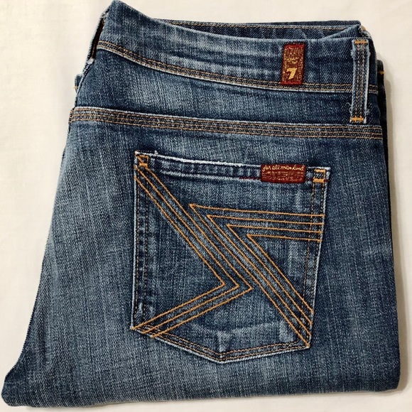 EUC- 7FAM Women’s Flynt Low Rise Bootcut Jeans- 30 - Picture 8 of 8